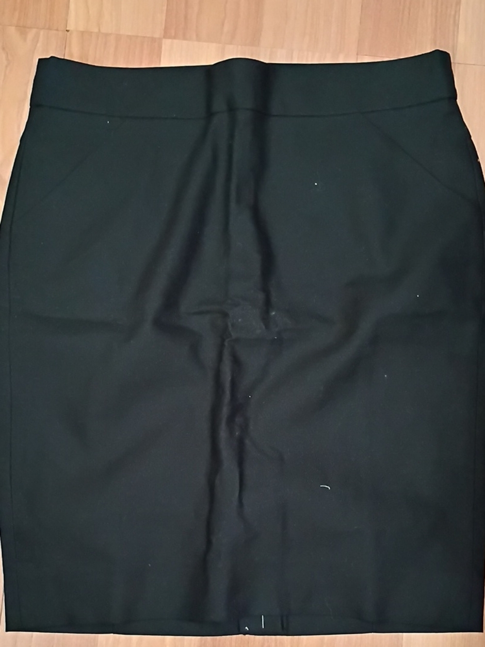 J. Crew Black Pencil Skirt with Clean Waistband